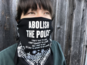 Abolish The Police - Chinga La Migra benefit bandana
