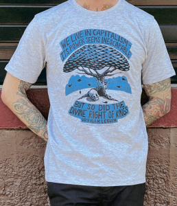 Ursula K. Le Guin T-Shirt (Gray and Blue)
