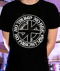 Crass Logo X No Trump, No KKK, No Fascist USA Shirt