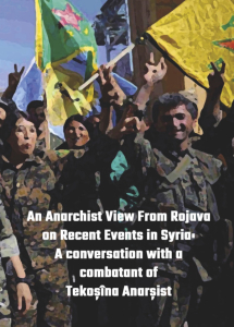 An Anarchist View From Rojava on Recent Events in Syria (A6)