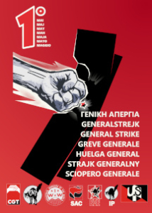 Poster - International General Strike (multi language)