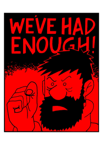 Poster - Tintin - Captain Haddock: We've Had Enough!