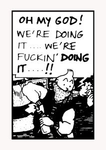 Poster - Tintin - Oh My God! We're doing it...