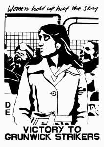Poster - Women Hold Up Half the Sky (Grunwick)