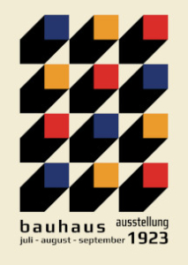Poster - Bauhaus 3 (Ausstellung Blue Yellow Red)