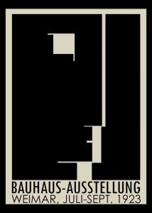 Poster - Bauhaus 1 (Classic Black & Gray)