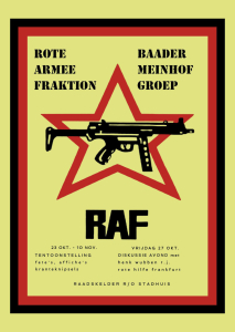 Poster - RAF Baader-Meinhof