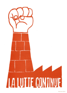 Poster - La Lutte Continue