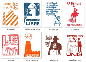 Paris 1968 Postcard Set