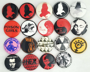 Poison Girls Buttons (Set of 10)
