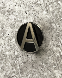 Circle A Enamel Pin