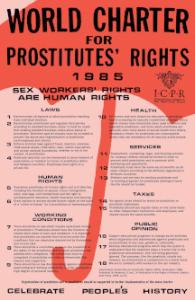 Poster - World Charter for Prostitutes’ Rights (CPH)