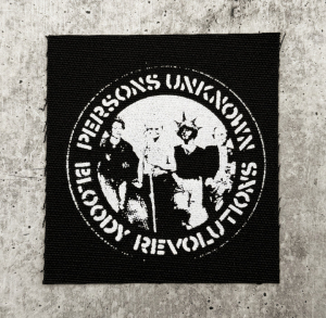 Persons Unknown Bloody Revolutions sew-on patch