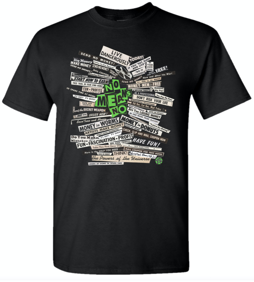 NoMeansNo Shirt front